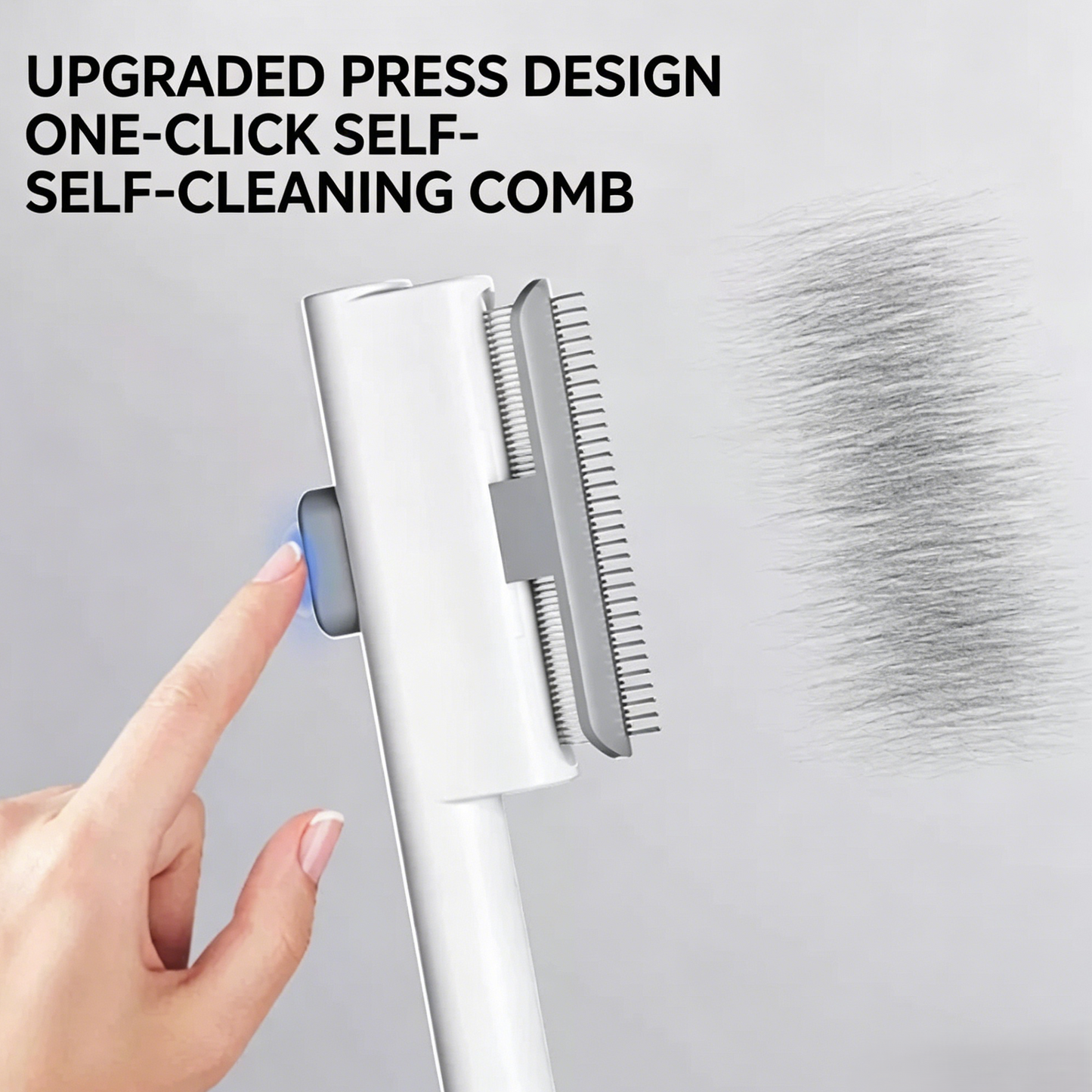 Self-Cleaning Pet Deshedding Comb