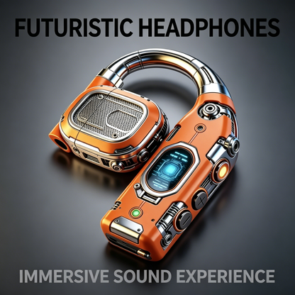 Open-Ear Bluetooth Headset with LED Battery Display