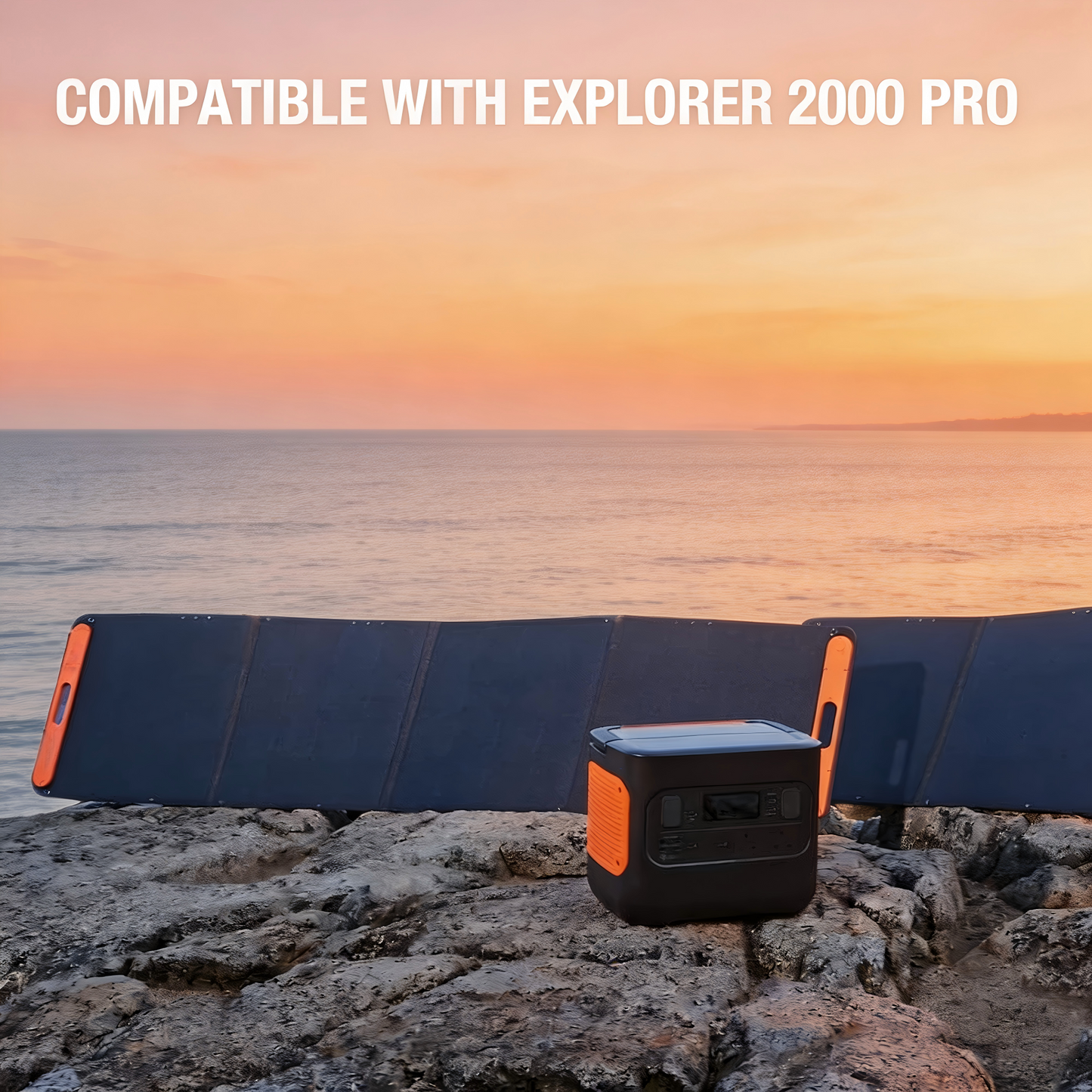 200W High-Efficiency Portable Solar Panel | Eliminate Off-Grid Power Anxiety