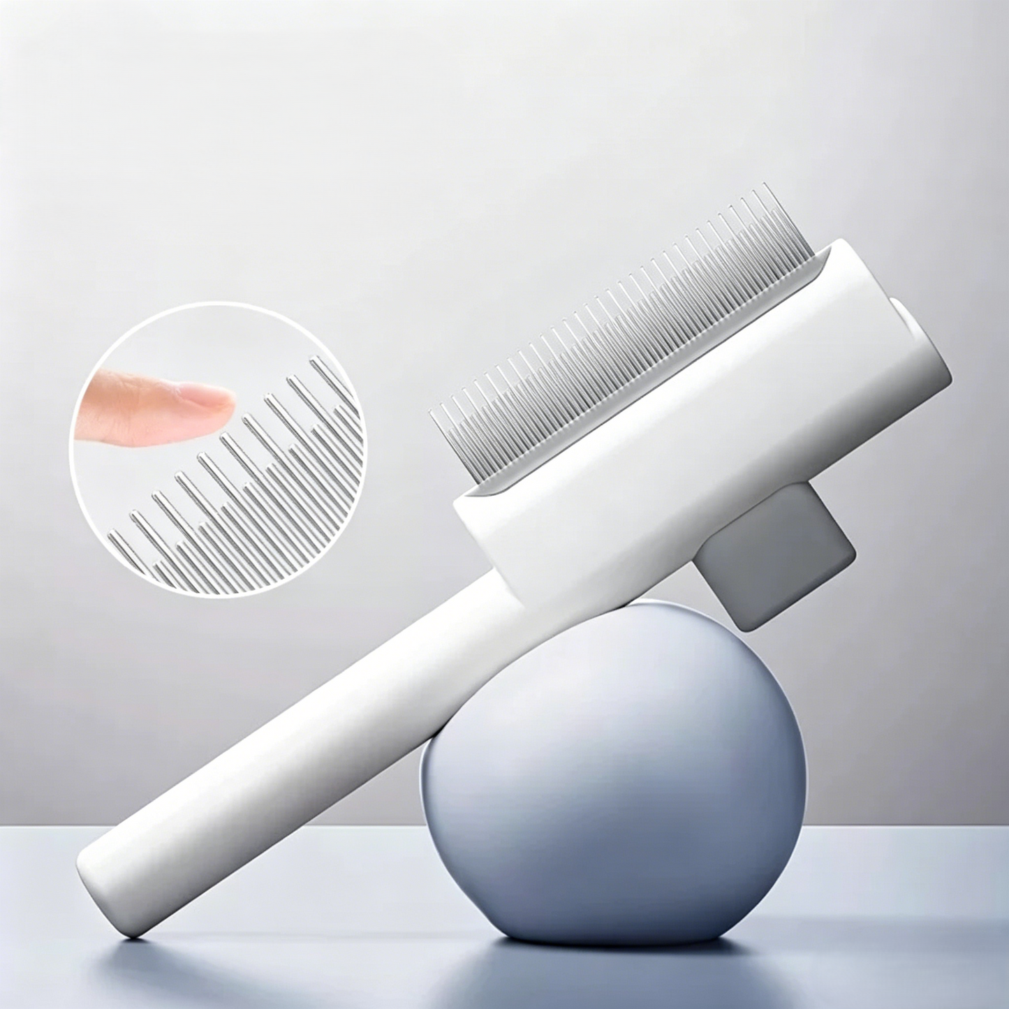 Self-Cleaning Pet Deshedding Comb