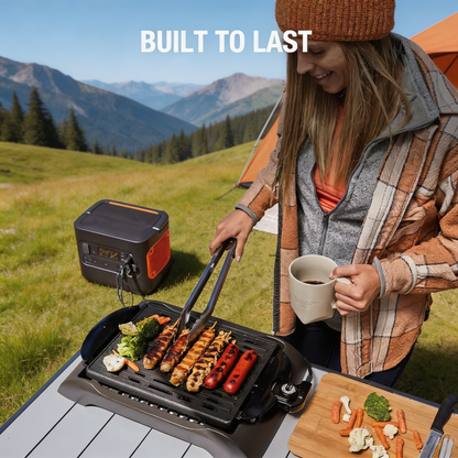 200W High-Efficiency Portable Solar Panel | Eliminate Off-Grid Power Anxiety